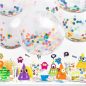 Preview: Konfetti Ballon BIG - 1 Meter - von PartyDeco